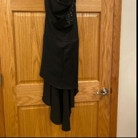 ParkerHeather Crepe Cocktail Dress w/ Beaded Strap - Picture 8 of 13